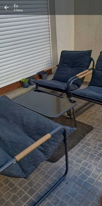 Móveis Jardim e Baú como novos