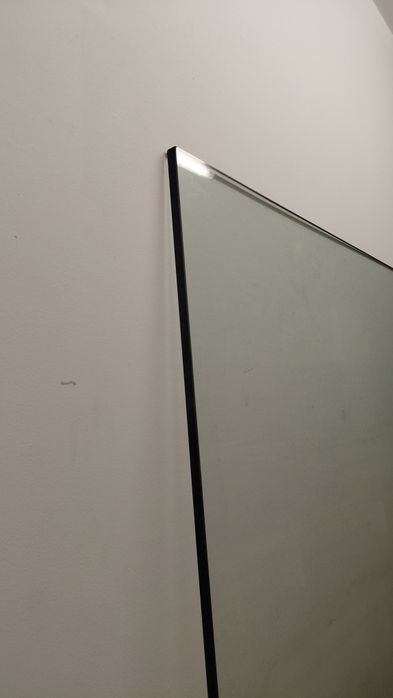 Vidro  ( nao temperado) 200x100  15mm / aresta redonda