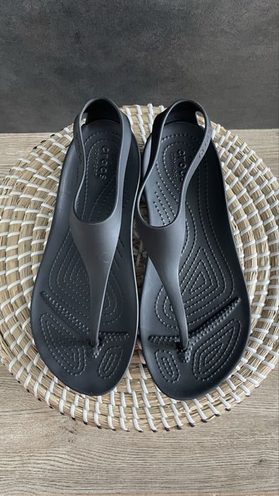 Crocs japonki serena flip czarne W7 37/38