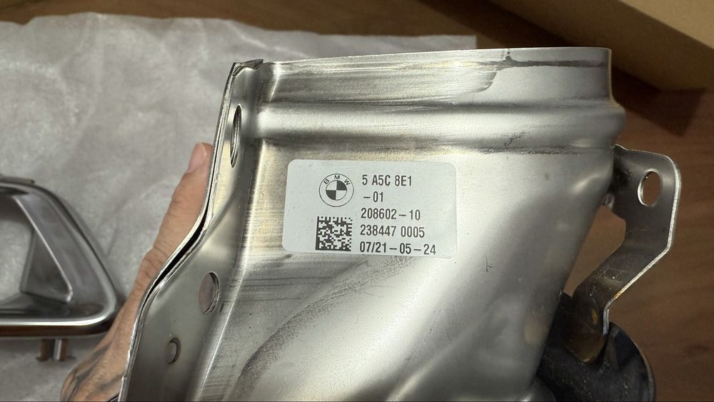 Moldura Dupla de Escape BMWX5 2024 G05
