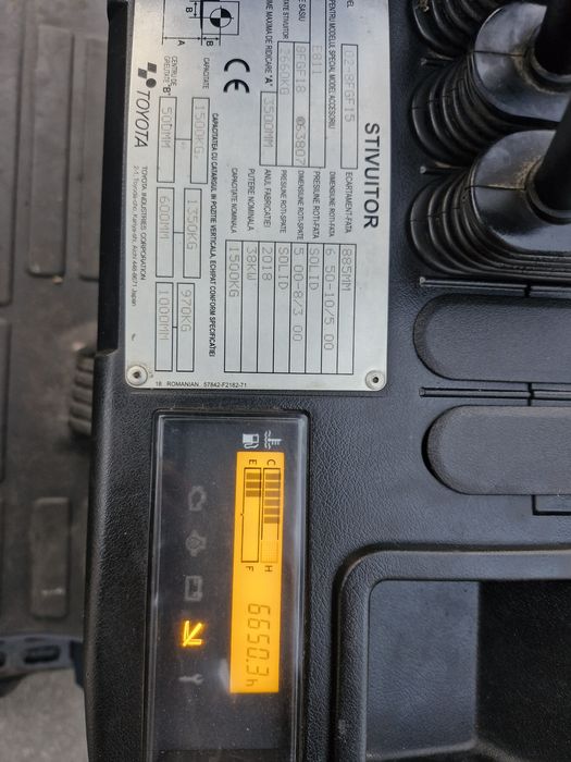 Навантажувач вилковий TOYOTA газ бензин погрузчик Тойота