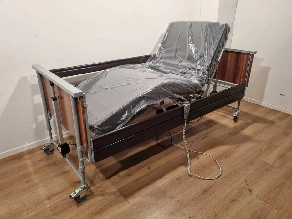 Łóżko rehabilitacyjne 4-funkcje medyczne szpitalne elektryczne dostawa