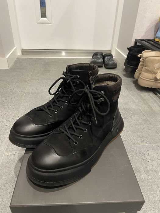 Шкіряні чоловічі зимові ботинки Estro/Dune London 44р 28.5