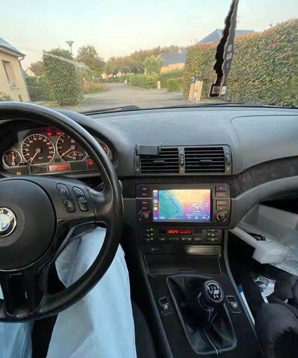 Rádio Android 14 com GPS BMW E46 (Artigo Novo)
