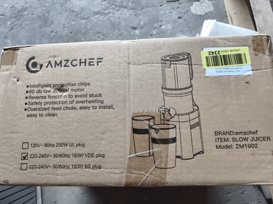 Amzchef wyciskarka wolnoobrotowa