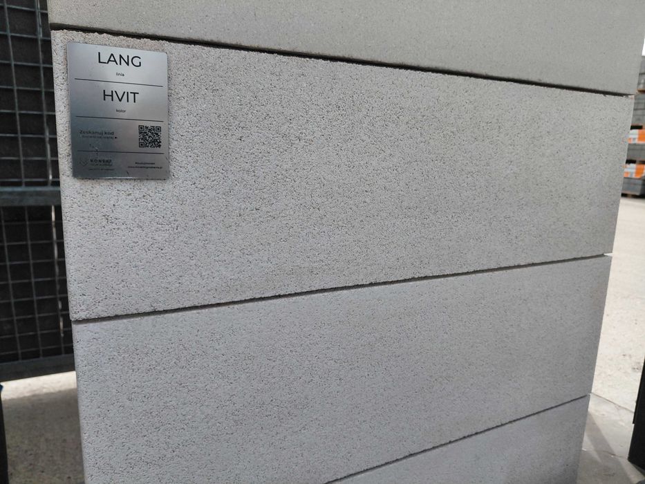 Ogrodzenie Lang duży pustak ogrodzeniowy bloczek betonowy konekt dostawa gratis