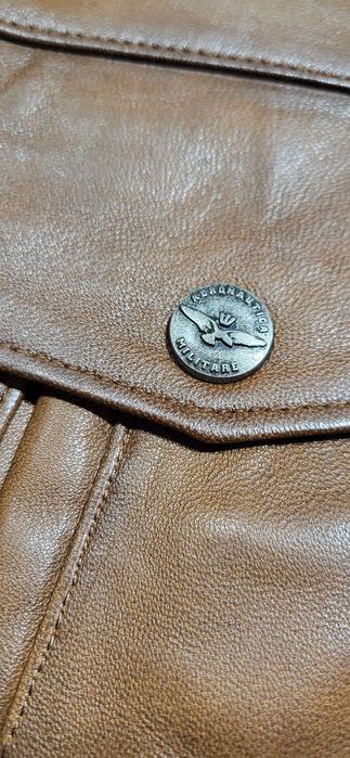 Aeronautica militare kurtka męska skóra naturalna premium XL