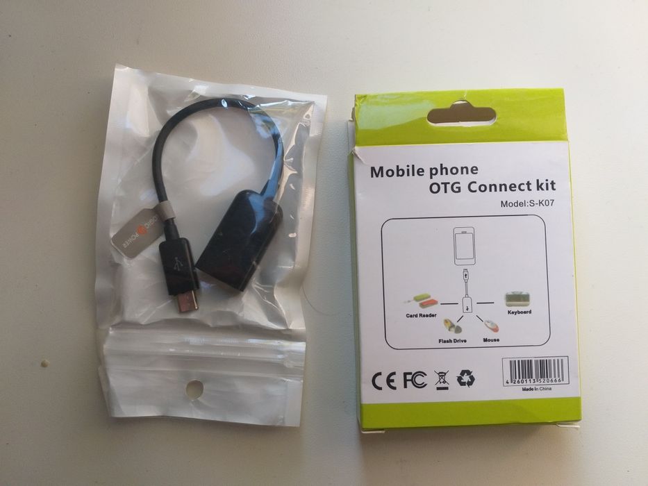 Адаптер переходник Logic Power micro-USB на USB-A. OTG Connector.