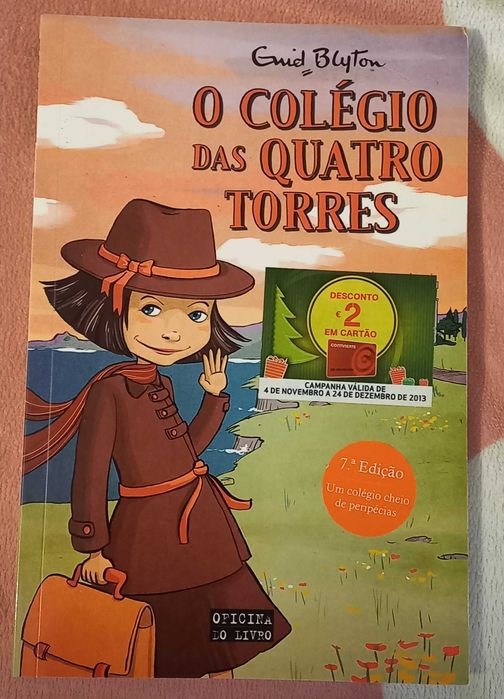 Livro "O colégio das quatro torres" de Enid Blyton