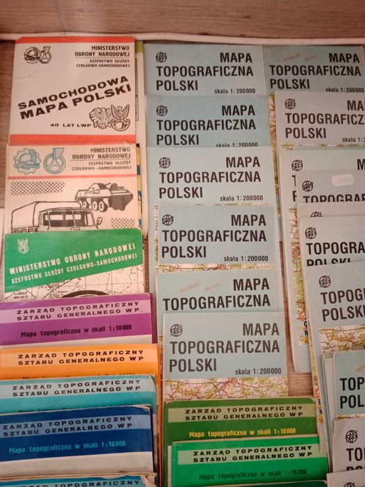 Mapy topograficzne Polski