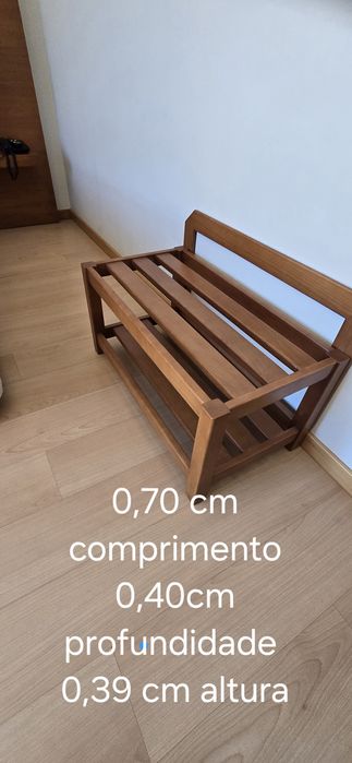 Sapateira madeira maciça