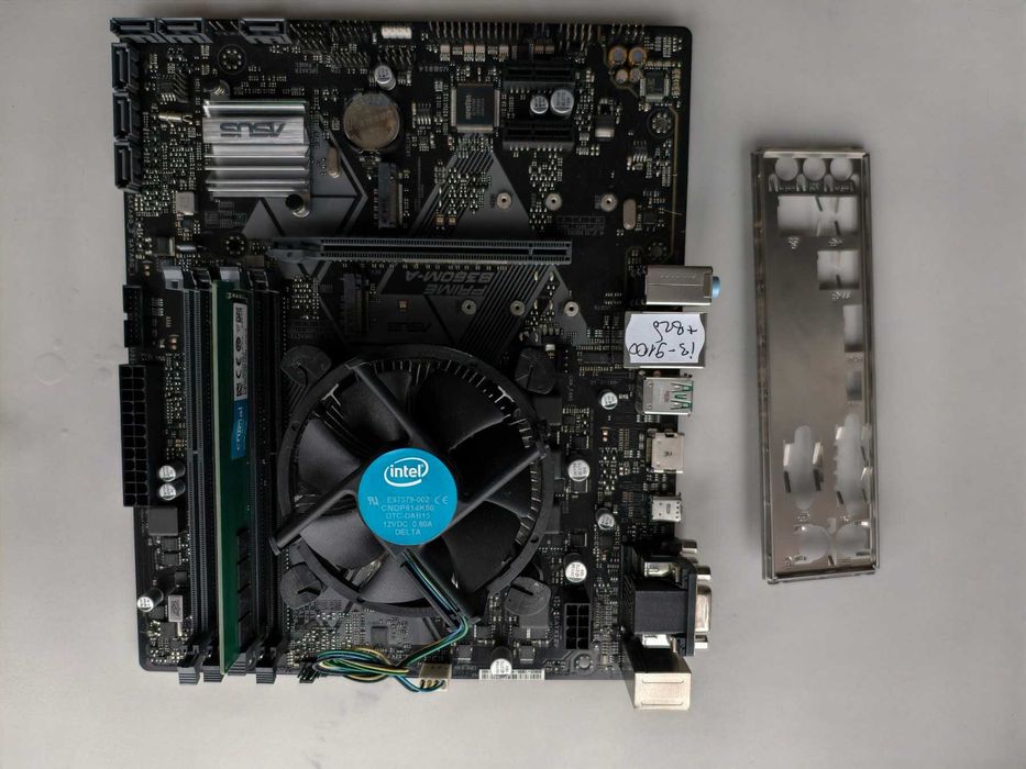 Комплект! Asus prime b360m-a + i3-9100f + 8gb ddr4