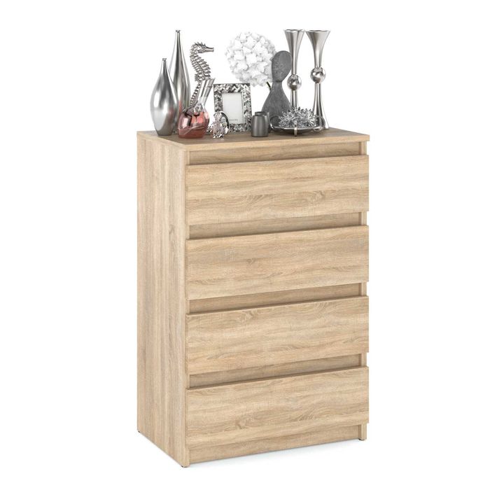 Komoda 4 szuflady nowoczesna pojemna salon rtv regał DARMOWA dostawa