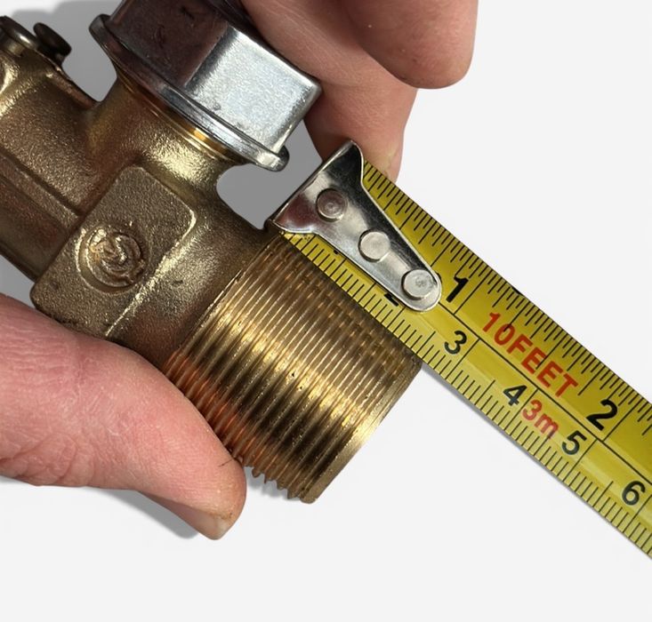 Кран газовый ВБ2, вентиль баллонный пропановый ВБ2 с конусной резьбой