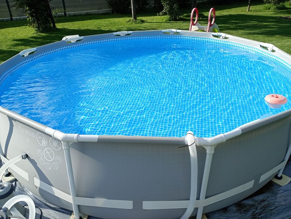 Basen stelażowy Intex 366x76 Zestaw