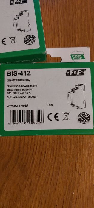 Przekaźnik bistabilny f&f 412