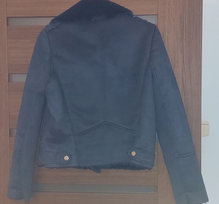 Kurtka damska ramoneska futerko River Island r.36
