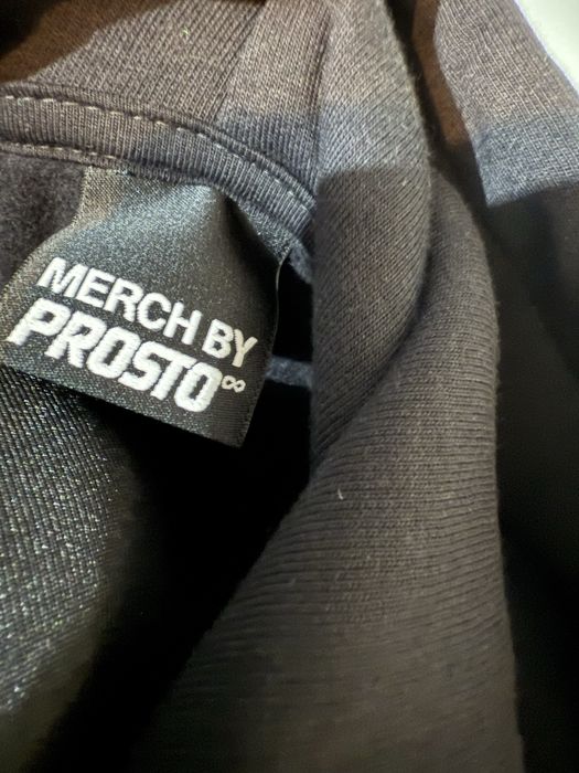 Bluza merch by Prosto , Axe , czarna z kapturem , L , hoodie