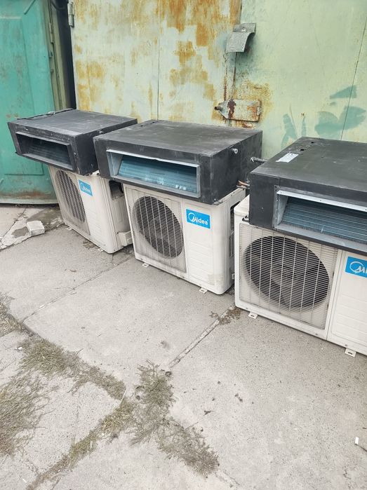 Продам бу канальний кондиціонер MIDEA  MTB-24HRN1/MOU-24HN1