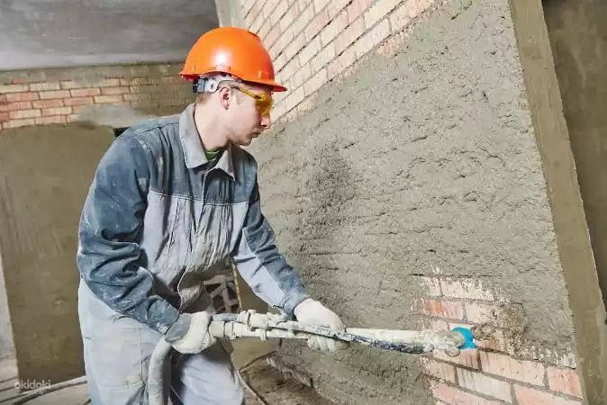 Машинна штукатурка стін будинків та квартир| Працюємо від 220В