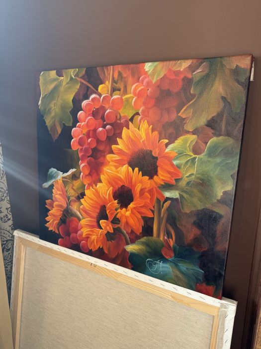 Картина соняхи подсолнух живопись