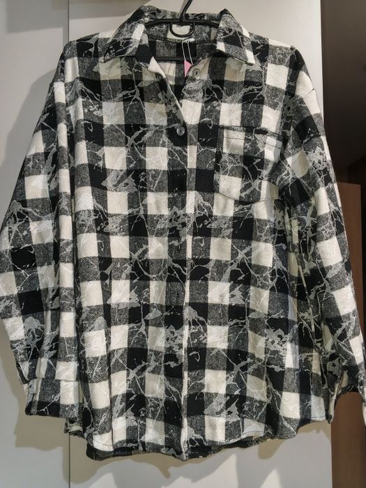 Тепла жіноча сорочка рубашка 52-54