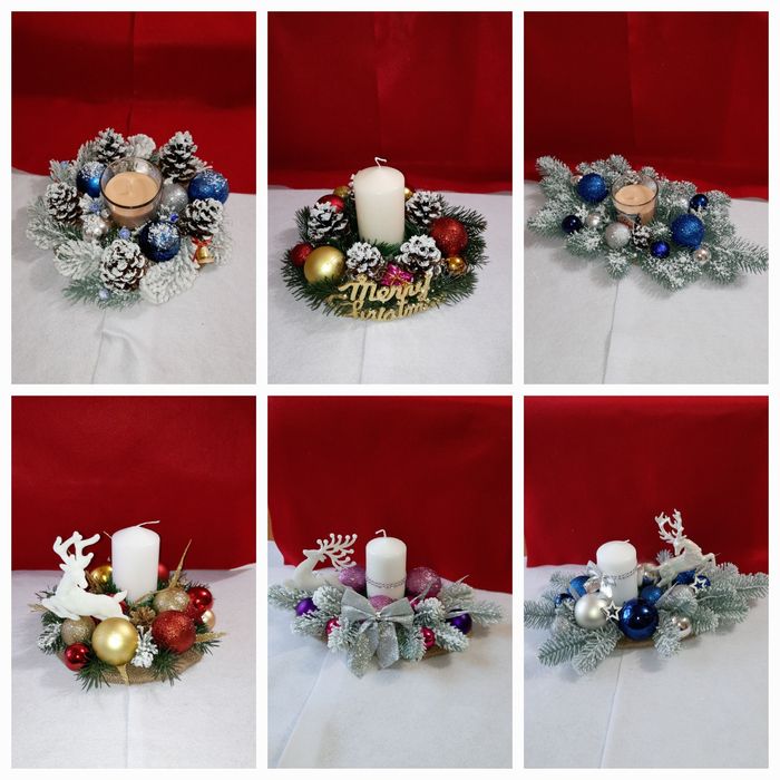 Новогодние подсвечники