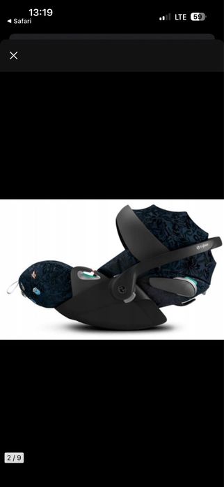 Fotelik samochodowy cybex cloud z Jewels of Nature