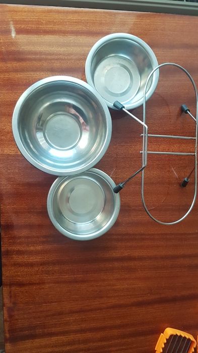 Мисочки из нержавейки + Ножницы