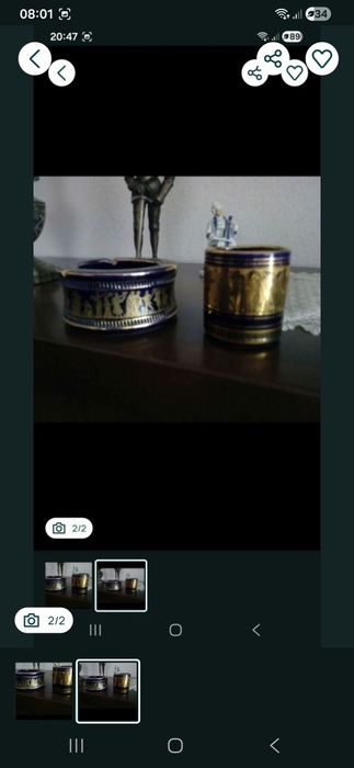Sprzedam  świecznik i popielniczkę
