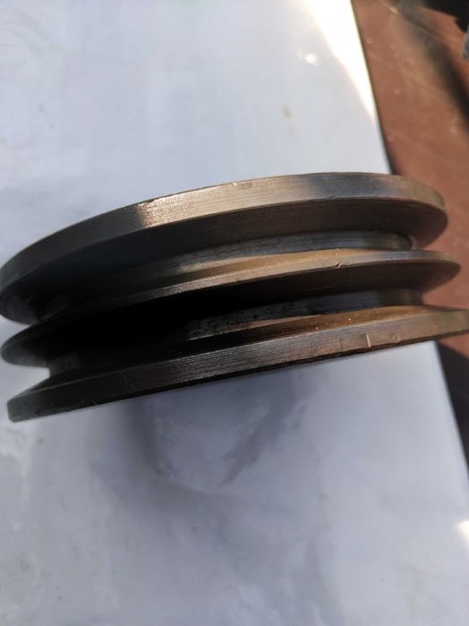 Шкив двухручейный (155мм х 25мм) в хорошем состоянии