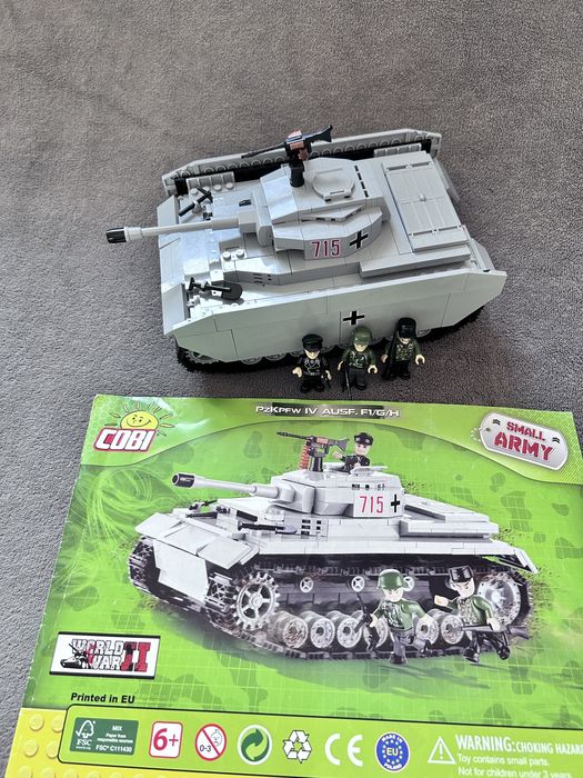 Klocki cobi czołg Panzer IV Cobi7
