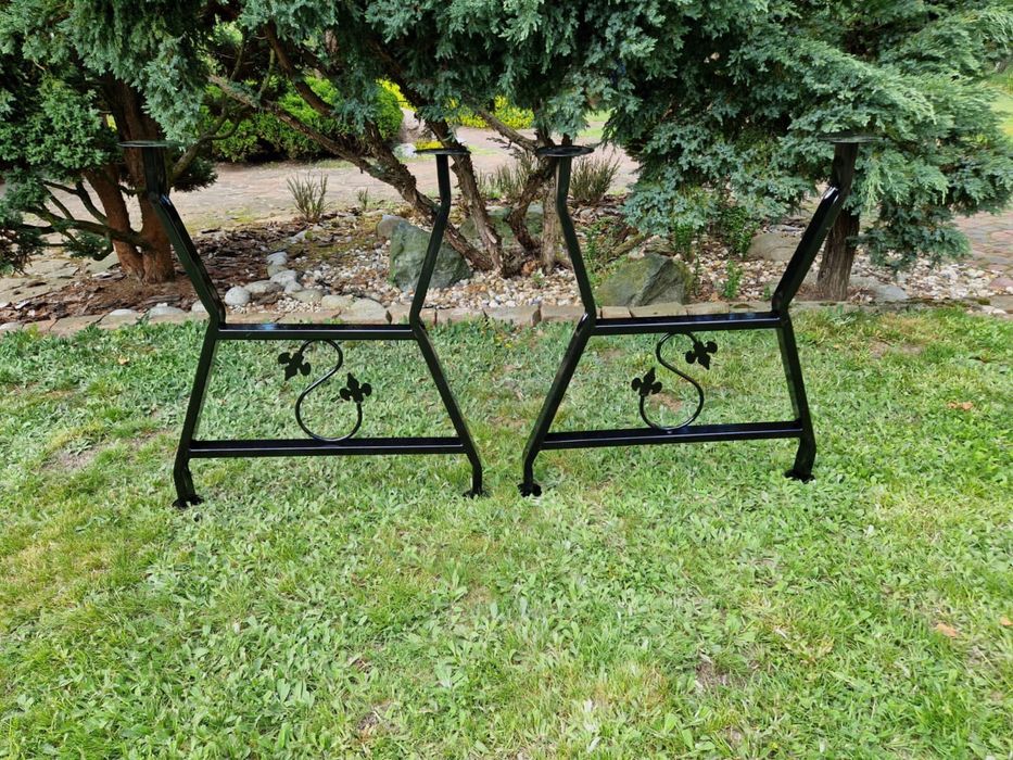 Noga, nogi stalowe do ławek, stolików, polski producent