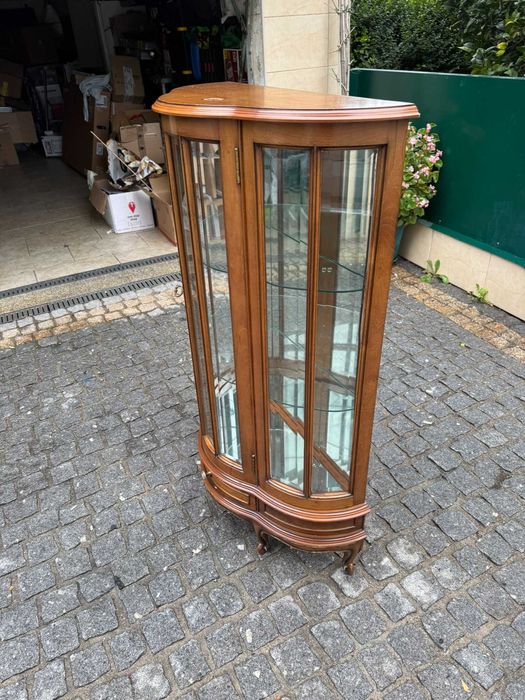 Vitrina vintage madeira