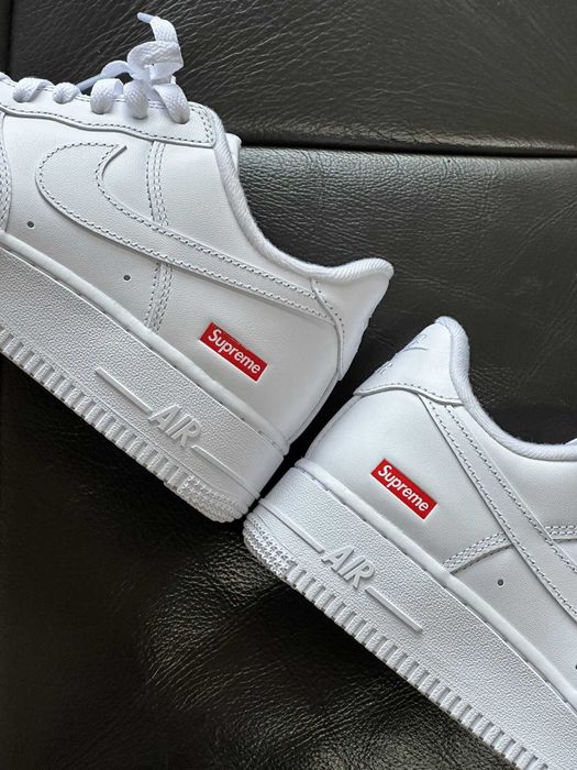 Buty Nike Air Force 1 Low Supreme Białe R.42