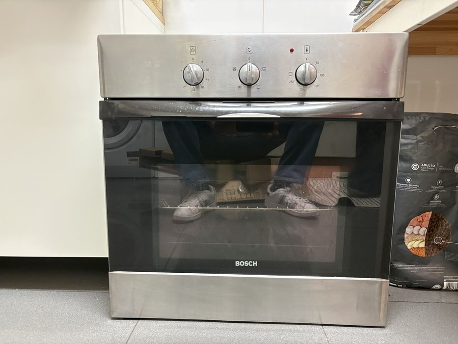Forno electrico + placa a gas 4 queimadores bosch