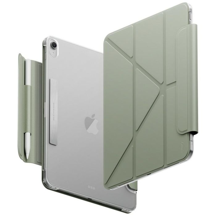 Etui UNIQ Camden Lite do iPad do iPad 11 A16 (2025) / iPad 10.9 10 gen. (2022) zielony