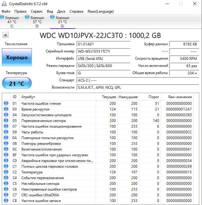HDD 2.5" USB 3.1 1TB Transcend StoreJet БУ