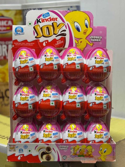 Шоколадне яйце Kinder Joy Surprise Looney Tunes Люні Тюнз 20 г