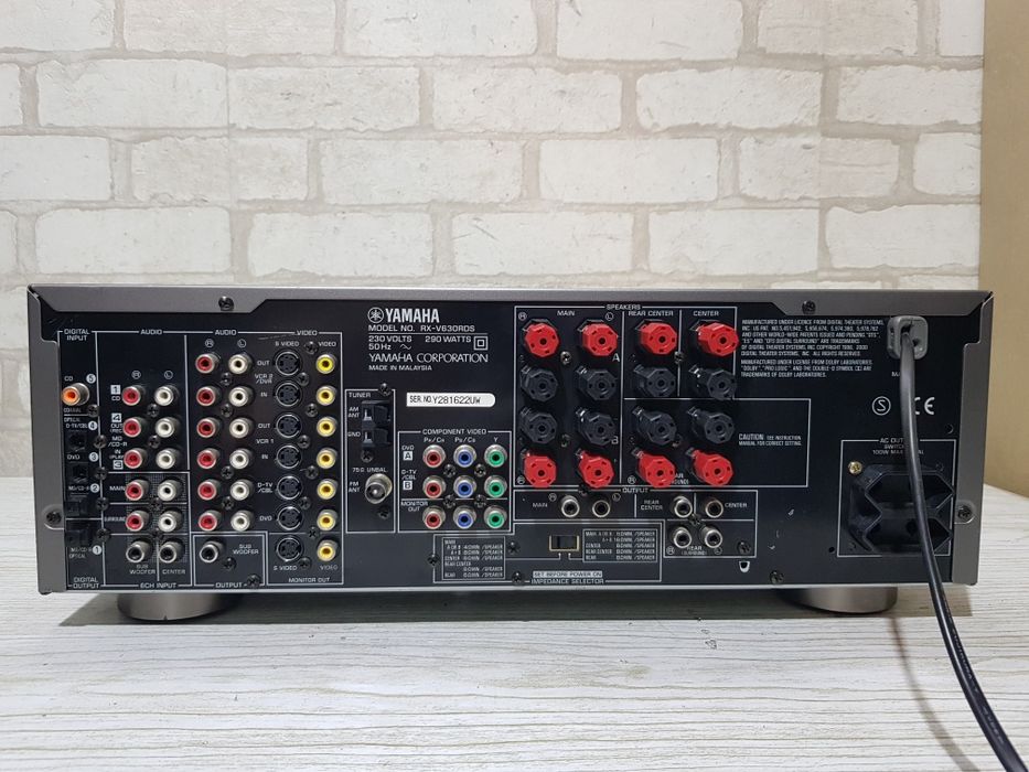 Пульт!5.1AV ресивер Yamaha RX-V630,   6*125Вт б/у з Німеччини