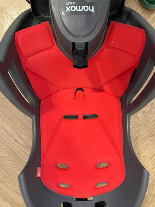 Hamax Smiley fotelik rowerowy | 9–22 kg | Na bagażnik | Bezpieczny