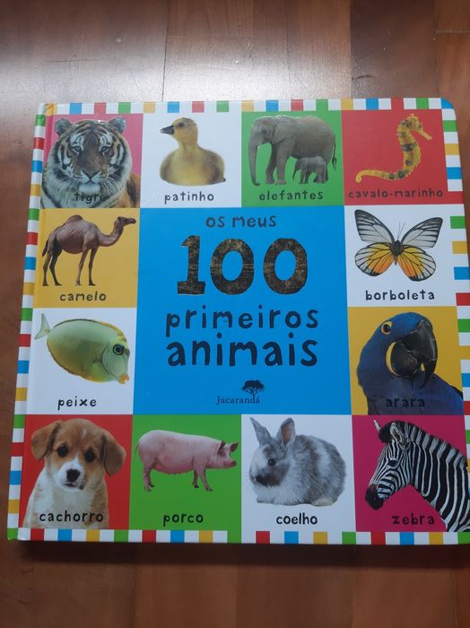 Livro "os meus 100 primeiros animais"