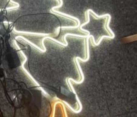 Arvore de natal iluminação