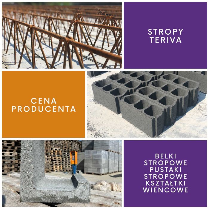 Stropy Teriva - wysoka jakość - cena producenta