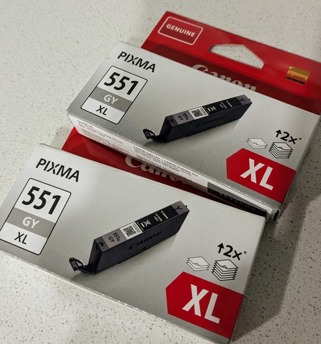 Tinteiro Canon CLI-551XL GY - NOVO - SELADO (2 Disponíveis)