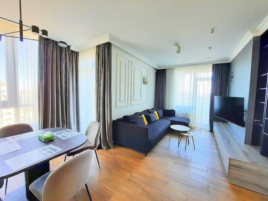 видео! красивая 2х ком квартира с балконами в жк Лимнос