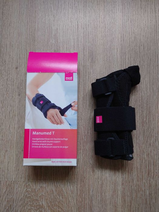 Orteza lewej dłoni firmy MEDI