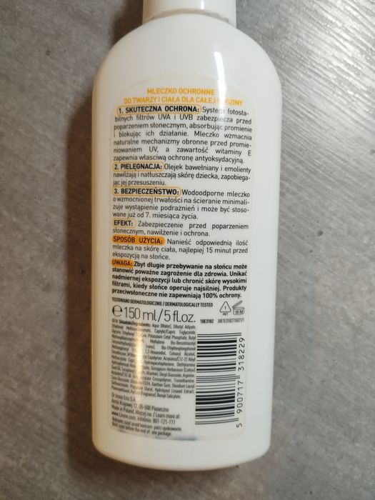Lirene spf 50 mleczko ochronne