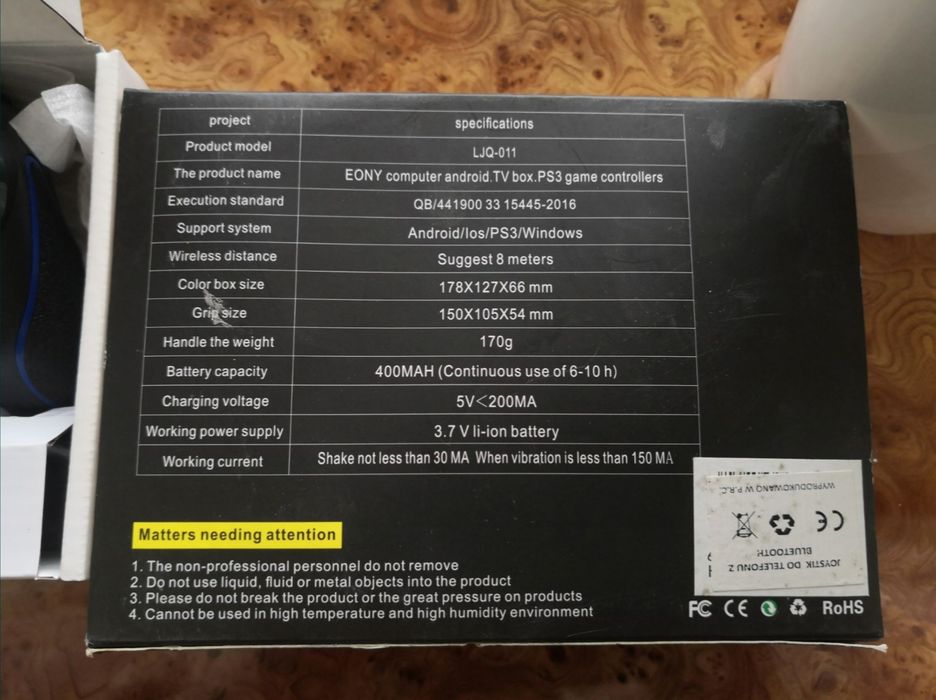 Gamepad Bluetooth 3.0 Telefon Tablet Pc Smart TV ANDROID