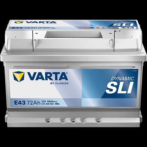Akumulator VARTA E43 72Ah 680A Blue Dynamic